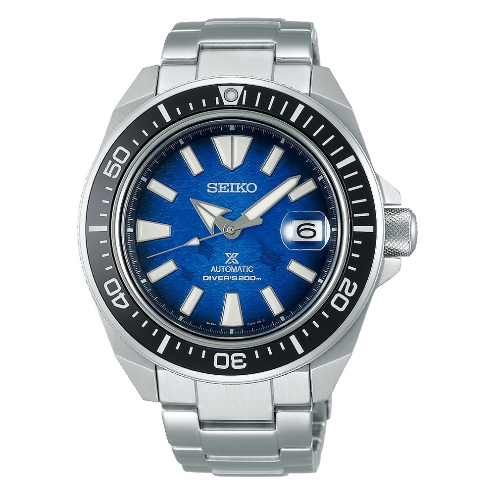 Seiko prospex dive watch SRPE33 Save the ocean special edition manta ray dial